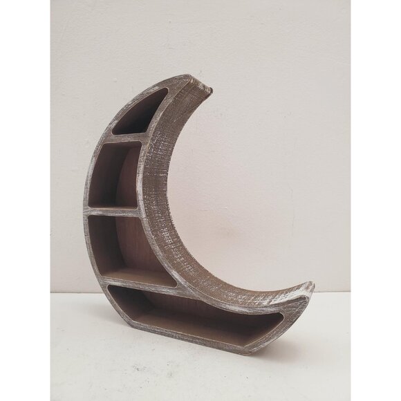 Moon shelf Crescent Moon table Shelf Wood table shelf - Vintage Witchy Wooden - Picture 2 of 10